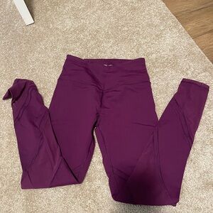 Purple Athletic Leggings